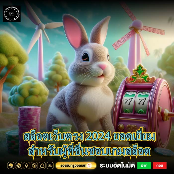 สล็อตเว็บตรง 2024 ยอดเยี่ยมสำหรับผู้ที่ชื่นชอบเกมสล็อต